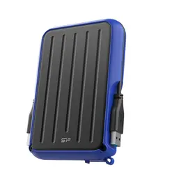 هارد اکسترنال سیلیکون پاور Armor A66 2TB Silicon Power External Hard Drive Blue | دراگون شاپ