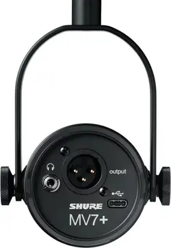 میکروفون شور Shure MV7+ Podcast Microphone | دراگون شاپ