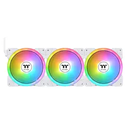 فن خنک کننده پردازنده ترمالکیت Thermaltake SWAFAN EX14 ARGB Sync PC Cooling Fan White TT Premium Edition (3-Fan Pack) | دراگون شاپ