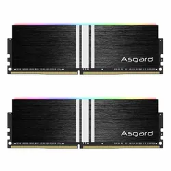 رم ازگارد RAM Asgard Black Knight V1 Dual 32GB 16GBx2 3600MHz DDR4 | دراگون شاپ