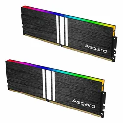 رم ازگارد RAM Asgard Black Knight V1 Dual 32GB 16GBx2 3600MHz DDR4 | دراگون شاپ