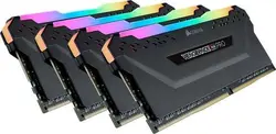 رم کورسیر RAM Corsair VENGEANCE RGB PRO 128GB 32GBx4 3200MHz CL16 | دراگون شاپ
