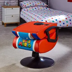 صندلی گیمینگ ایکس راکر X Rocker RGB Gaming Chair Super Mario BLUE/RED | دراگون شاپ