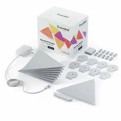 کیت هوشمند روشنایی 9 تکه نانولیف مدل Nanoleaf Triangle Starter Kit | دراگون شاپ