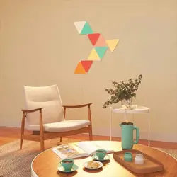 کیت هوشمند روشنایی 9 تکه نانولیف مدل Nanoleaf Triangle Starter Kit | دراگون شاپ