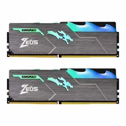 رم کینگ مکس RAM Kingmax Zeus Dragon RGB 16GB 2x8GB 3200MHz CL17 | دراگون شاپ