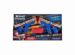 تفنگ دوقلو رویال گلد ایکس شات X-Shot Chaos مدل Meteor | دراگون شاپ