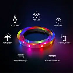 نوار نورپردازی RGB کولولایت Cololight Lighting Strip 30LEDs/M