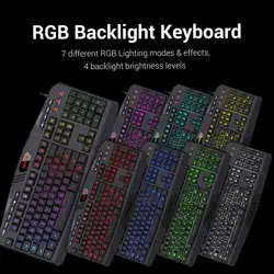 باندل کیبورد و موس گیمینگ ردراگون Keyboard and Mouse Gaming Redragon S101-BA-1 | دراگون شاپ