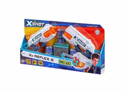 تفنگ دوقلو ایکس شات X-Shot Reflex6 | دراگون شاپ