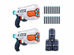 تفنگ دوقلو ایکس شات X-Shot Reflex6 | دراگون شاپ