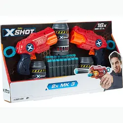 تفنگ دو قلو ایکس شات X-Shot MK3 Red