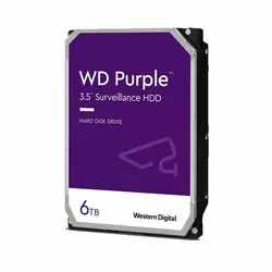 هارد دیسک اینترنال وسترن HDD Western Digital 6TB Purple 128MB Cache | دراگون شاپ