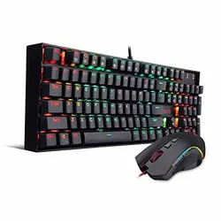 باندل کیبورد و موس گیمینگ ردراگون Keyboard Gaming Redragon K551 RGB-BA | دراگون شاپ
