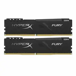 رم کینگستون RAM HyperX Fury 64GB 32GB×2 DDR4 3200Mhz CL16 | دراگون شاپ