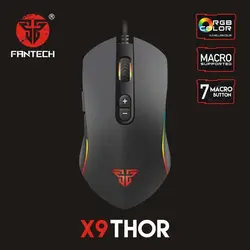 موس گیمینگ فن تک MOUSE Gaming FANTECH X9 THOR | دراگون شاپ