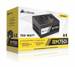 منبع تغذیه کورسیر Corsair PSU RM750i 80 PLUS Gold | دراگون شاپ