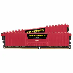 رم کورسیر RAM Corsair Vengeance LPX Red 32GB 16GBx2 2400MHZ DDR4 | دراگون شاپ