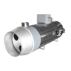 جت هیتر دودکش دار 110 هزار کیلو کالری | بخاری موشکی 110000 کیلو کالری