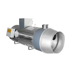 جت هیتر دودکش دار 110 هزار کیلو کالری | بخاری موشکی 110000 کیلو کالری