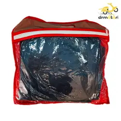 چادر موتور سیکلت ضخیم برزنتی ضد آب همراه با کیف رایگان