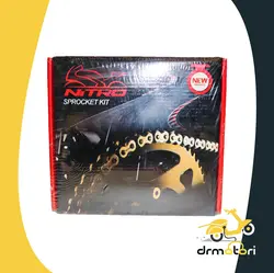 ست چرخ دندههه و زنجیر موتورسیکلت موتورسیکلت هندا برند nitro