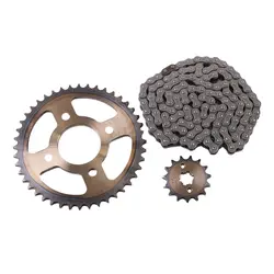 ست دنده زنجیر موتور سیکلت سایز 428H-128L مناسب برای پالس 180