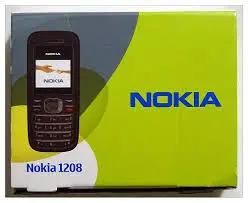 Nokia 1208-نوکیا اورجینال + “نو” رجیستر است.