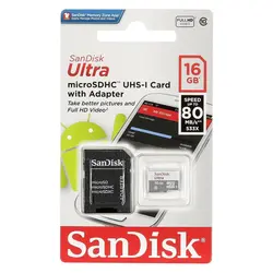 کارت حافظه 16 گیگابایت سن دیسک مدل MicroSD HC-I