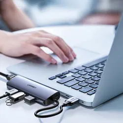 هاب مبدل یوگرین USB-C To 3*USB 3.0 A HUB مدل CM252 کد 60718