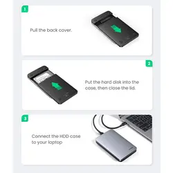 باکس هارد 2.5'' SATA External یوگرین مدل CM300 کد 70498