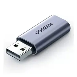 مبدل یا کارت صدا  2.0 USB به جک 3.5 میلی متری یوگرین مدل CM383 کد 80864