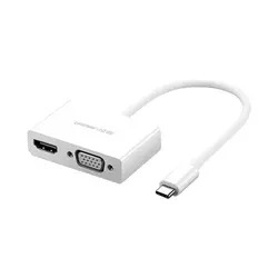 تبدیل Type C به HDMI و VGA یوگرین مدل MM123 کد 30843