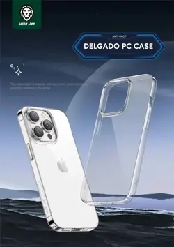 قاب گوشی مدل Green Delgado PC برای گوشی iphone15 pro max