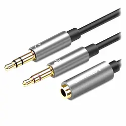 کابل تبدیل 1 به 2 صدا 3.5 میلی متر یوگرین مدل av140 کد 20899