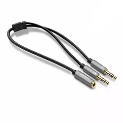 کابل تبدیل 1 به 2 صدا 3.5 میلی متر یوگرین مدل av140 کد 20899