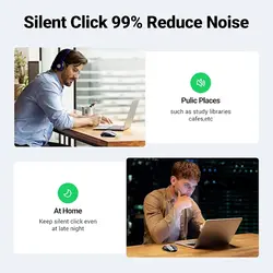 موس بی سیم یوگرین مدل MU006 کد 90545