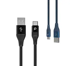 کابل شارژر و تبدیل Type C پرودو مدل PD-ACBR12