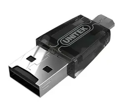 رم ریدر USB2.0 و micro USB یونیتک مدل Y-2212 - ایزی مارکت