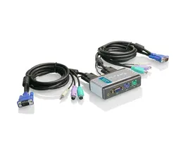 سوئیچ KVM دو پورت PS2 دی لینک مدل KVM-121 - ایزی مارکت