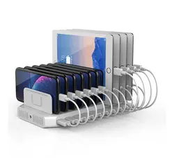 هاب شارژر 10 پورت یونیتک مدل Y-2190A | با دو پورت Qualcomm 3.0 - ایزی مارکت