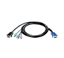 کابل کی وی ام 1.8 متری Combo دی لینک مدل KVM-401 - ایزی مارکت
