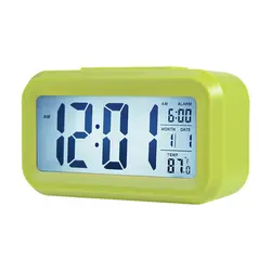 ساعت رومیزی دیجیتال زنگ دار هوشمند مدل TCK-18 رنگ سبز