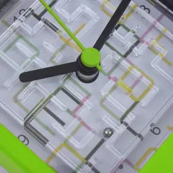 ساعت رومیزی عقربه ای فانتزی همراه حل ماز