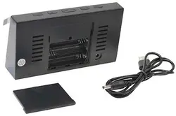 ساعت رومیزی دیجیتال LED آینه ای بدنه مشکی مدل DS-3699L