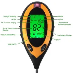 پی اچ متر PH سنج و رطوبت سنج دیجیتال خاک مدل NETPIL-41