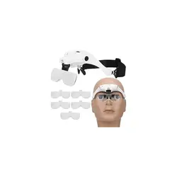 ذره بین هدلایتی پیشانی 5 لنز چراغدار مدل 9892B2C