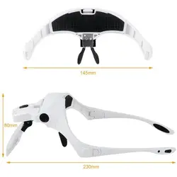 ذره بین هدلایتی پیشانی 5 لنز چراغدار مدل 9892B1