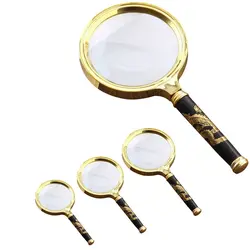 ذره بين مطالعه دسته دار مشکی 100 میلیمتری