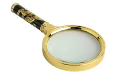 ذره بين مطالعه دسته دار مشکی 100 میلیمتری